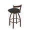 Holland Bar Stool Co 30" Low Back Swivel Bar Stool, Bronze Finish, Canter Iron Seat 82130BZ008 - alternate 3